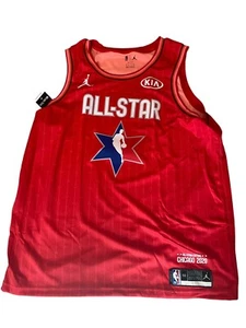 NBA - Camiseta deportiva auténtica Paul George All-Star Chicago 2020 marca Jordan NUEVA XXL - Imagen 1 de 6