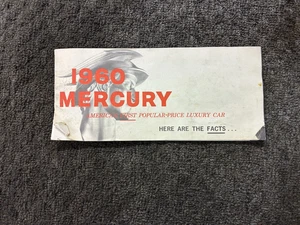 1960 MERCURY MONTCLAIR COMET PARKLANE "HERE ARE THE FACTS" BOOK GASSER RAT ROD - Picture 1 of 5