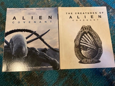 Alien Covenant - Limited Edition Blu + DVD Digibook w/ Slipcover - Creatures Art - Image 1 of 4