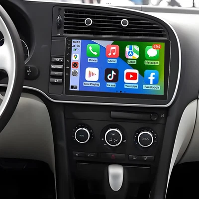 For Saab 9-3 93 2007-2011 Apple Carplay Android Auto Stereo Radio Gps Navi Wifi Foto 1 de 4