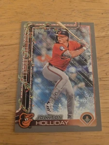 Jackson Holliday 2025 Topps Silver Glitter Holiday #H188 Baltimore Orioles SP - Imagen 1 de 2