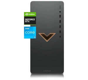 HP Victus 15L Gaming Desktop PC, Intel i3-12100F, NVIDIA GTX 1660 Super - Afbeelding 1 van 3