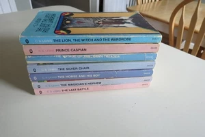 C.S. Lewis paperback set. Books 1-7.  Early Printings 1970-1971. - Bild 1 von 22
