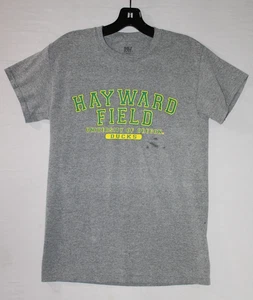 MV Sport University of Oregon Hayward Field Track grau kleines Shirt Fleck verblasst - Bild 1 von 13