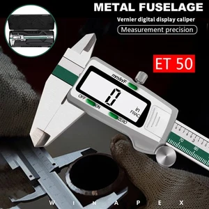 Pinza Vernier elettronica digitale LCD 150mm acciaio inox calibro micrometro US - Foto 1 di 13