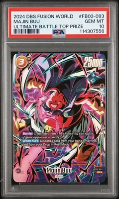 Majin Buu Dragon Ball Super Fusion World Ultimate Battle Top Prize FB03-093 #7 - Image 1 of 2