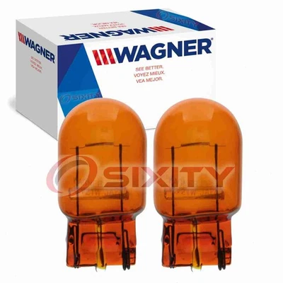 2 pc Wagner Front Turn Signal Light Bulbs for 2002-2018 Nissan 350Z Juke vj - Image 1 of 4