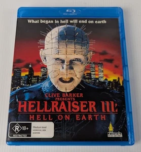 Hellraiser III: Hell On Earth - Genuine Region B Blu-Ray 1992 Doug Bradley - Picture 1 of 2