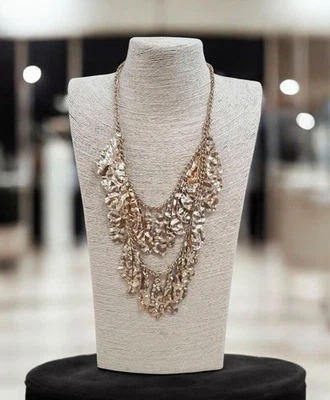 BIGIOTTERIA DONNA COLLANA IN LEGA ALLUMINIO ORO C217 ACCESSORI MODA DAMENMODE - Immagine 1 di 4