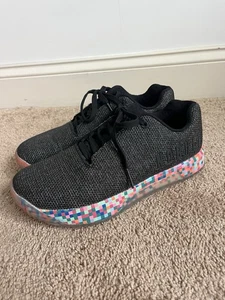 NOBull Mens Crossfit Shoes Outwork Sz 9 Womens 10.5 Gray Multi Color Gym Weight - Picture 1 of 8