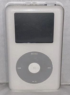 Apple iPod 4th Generation MP102 Classic White 20GB Untested Parts/Repair - Image 1 of 4