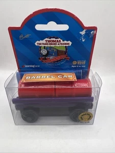 Thomas & Friends Wooden Train BARREL CAR 1999 BA NEW IN BOX Brown Label - Picture 1 of 4