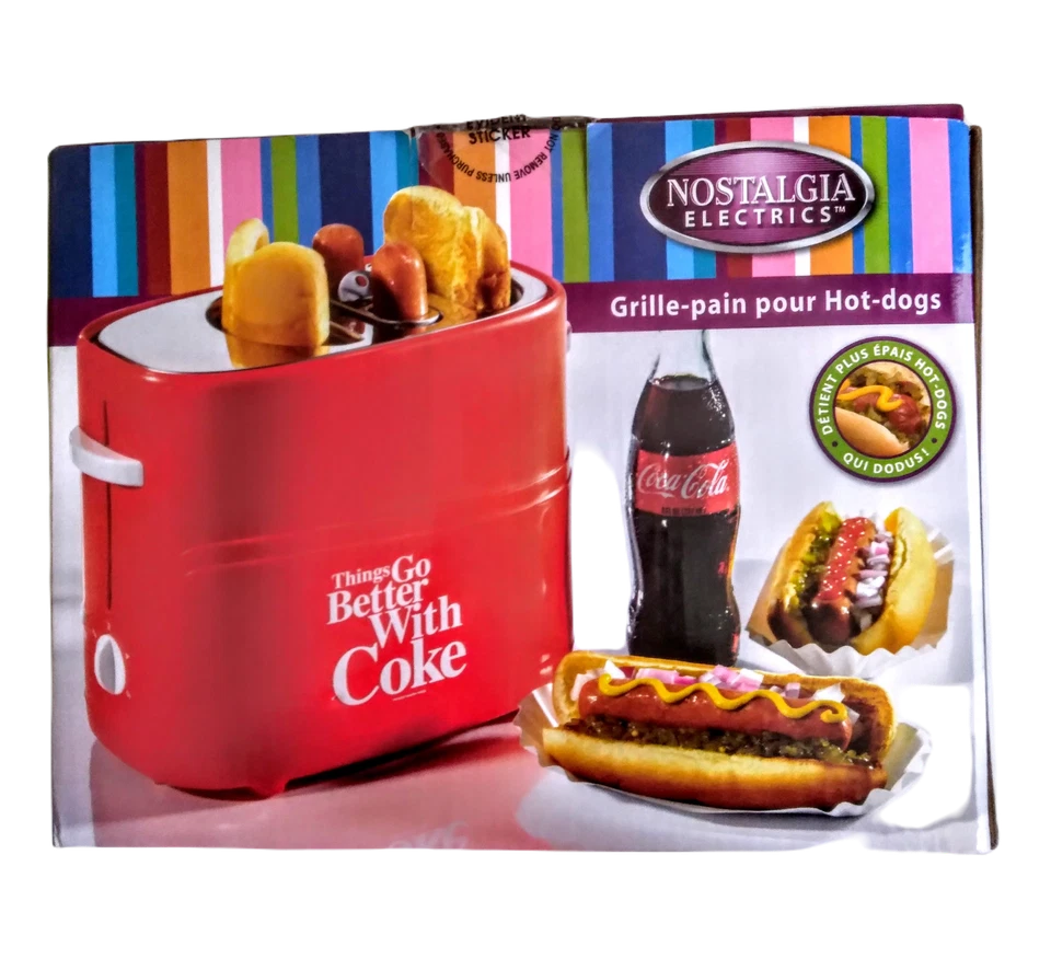 NOSTALGIA ELECTRICS ВСПЛЫВАЮЩИЙ ХОТ-ДОГ ТОСТЕР - Изображение 1 из 3