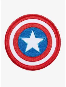 Marvel: Captain America Shield Toppa con ferro ricamato - Foto 1 di 4