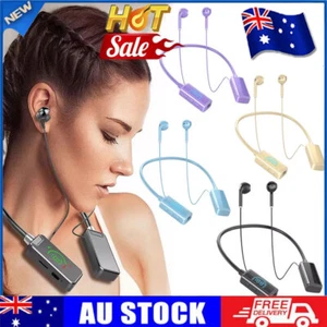 Wireless Sound Card Live Streaming EarphoGTs Audio Neckband Bluetooth Headphone - Picture 1 of 22