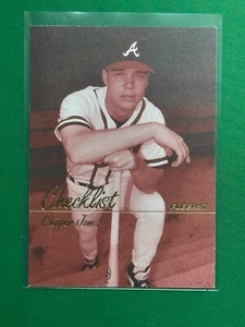 1997 Fleer Baseball Checklist: 191-252 #494 Chipper Jones - Picture 1 of 2
