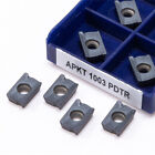 10Pcs APKT1003 PDTR 10mm CNC Carbide Milling Insert,For P.M.K. For Milling Tool