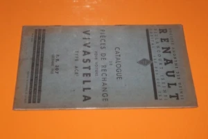 (190) Catalogue pièces de rechange RENAULT VIVASTELLA 1935 - Picture 1 of 3