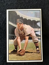 1953 Bowman Color Johnny Pesky #134 - RARE - Detroit Tigers