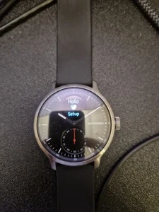 WITHINGS Scanwatch HWA09-MODEL 4-ALL-INT (42-BLACK) Smartwatch Edelstahl - Afbeelding 1 van 2