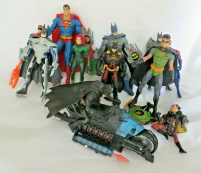 DC Comics- Vintage Batman, Robin, Poison Ivy Action Figures Mattel/Kenner Toys - Image 1 of 2