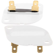  2 Pcs White Dryer Thermostat Heater Element Protector Fuse Component