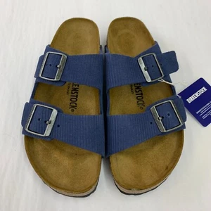 Birkenstock Nuevo con Caja Arizona Pana Índigo Gamuza Repujado Nar - Selecciona Talla - Imagen 1 de 5