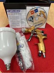 Pistola de vaso de flujo Advance HD convencional, con boquilla/aguja de acero inoxidable y aire comprimido - Imagen 1 de 4