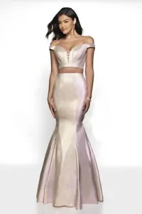 Blush Prom By Alexia Pink Shimmer 2 Piece Gown Size 4 $370 - Picture 1 of 2