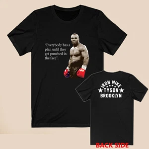 Mike Tyson Quotes Hombre Negro Talla S-5XL - Imagen 1 de 1
