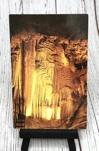 National & State Parks~Meramec Caverns Missouri~Stage Curtains~Vintage Postcard - Picture 1 of 4