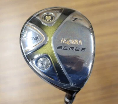 HONMA BERES S-02 3Star Fairway wood 7W 21° R-Flex ARMRQ 6 49 3S w/Headcover - Image 1 of 4