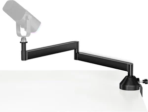 Brazo de Micrófono de Bajo Perfil, Soporte de Brazo de Micrófono Giratorio 360° Plegable Escritorio Mic Boom - Imagen 1 de 12