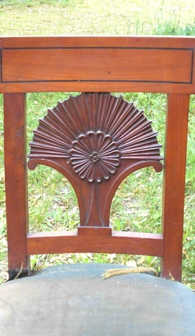 PAIR OF 18th CENTURY INLAID AND FAN CARVED ITALIAN CHAIRS Cover