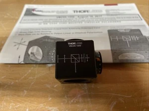 Thorlabs VBC05-550 30mm Käfigwürfel montiert variabel kreisförmiger Polarisator 1550nm - Bild 1 von 8