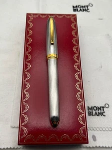 Louis Cartier Palladium Finished Fountain Pen, 18K M Nib-Exc. Condition - Picture 1 of 22
