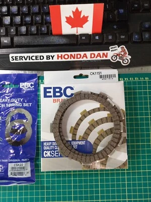 Kit de mola placa de embreagem Honda XR100R XR100 EBC CK1151 CSK022 compatível com 1981-86 100cc - Imagem 1 de 4