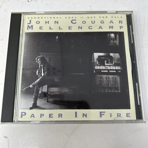 John Cougar Mellencamp – Paper In Fire PROMO CD Single 1987 - Picture 1 of 4