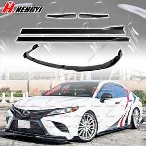 FOR TOYOTA CAMRY SE XSE 2018-2020 FRONT BUMPER LIP SIDE SKIRT REAR SIDE APRON - Picture 1 of 11