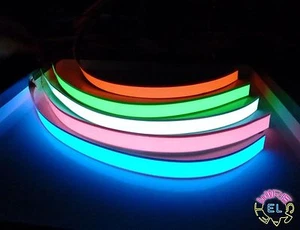 Cinta EL 3cm x 1 metro - DOBLE EXTREMO - Corte para hacer 2 tiras de cualquier longitud - Imagen 1 de 6