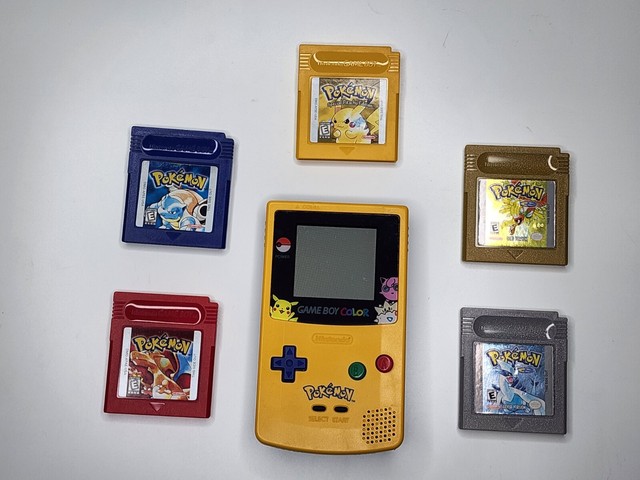 Pokemon Red and Blue Versions bundle Large Replica Gameboy 