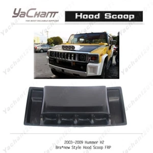 Fiber Glass Auto Kit For 03-09 Hummer H2 Bra*new Style Front Hood Scoop - Picture 1 of 12