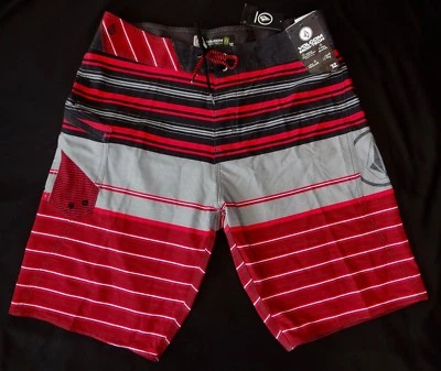 New SHRT-650 Lider Palom Volcom Mens MID Legth BoardShort Swin Surfing Short  - Image 1 of 3