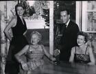 1957 Press Photo Manito's committee Arthur P Brandt, Mrs Robert S Brinton