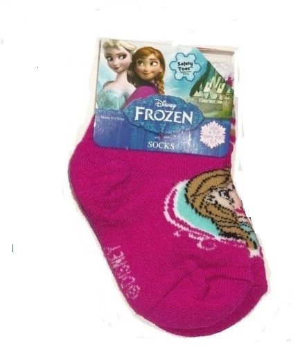 Disney замороженный Эльза Анна носки девочек белый бирюзовый розовый фиолетовый новый - Изображение 1 из 1