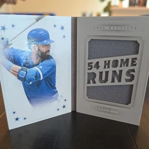 2016 Panini National Treasures Star Jose Bautista Brand New Mint Condition 80/99 - Picture 1 of 3