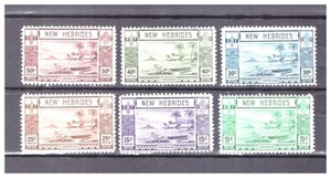 NOUVELLES HEBRIDES . N ° 116 / 119 . 6 VALEURS NEUVES * . TRES BEAU . - Imagen 1 de 2