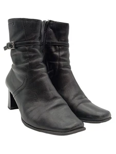 TAMARIS Stivale a gamba corta Donna Stivale alto Taglia IT 39 nero stile casual - Foto 1 di 5