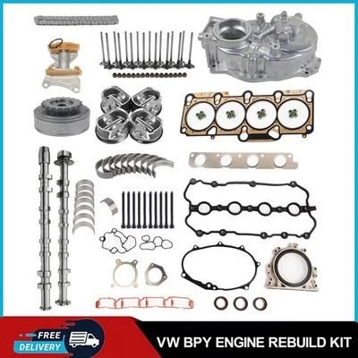 Engine Rebuild Kit For 2.0 BPY Audi A3 TT VW GTI Jetta GLI Passat 2006 2007 2008 - Image 1 of 4