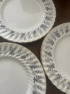 [Sin usar] Juego de 6 platos de cena Minton Alpine Spring de Japón - Imagen 1 de 8